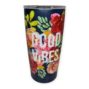 OSC Designs "Good Vibes" Insulated Stainless Steel Tumbler 17 oz NWT